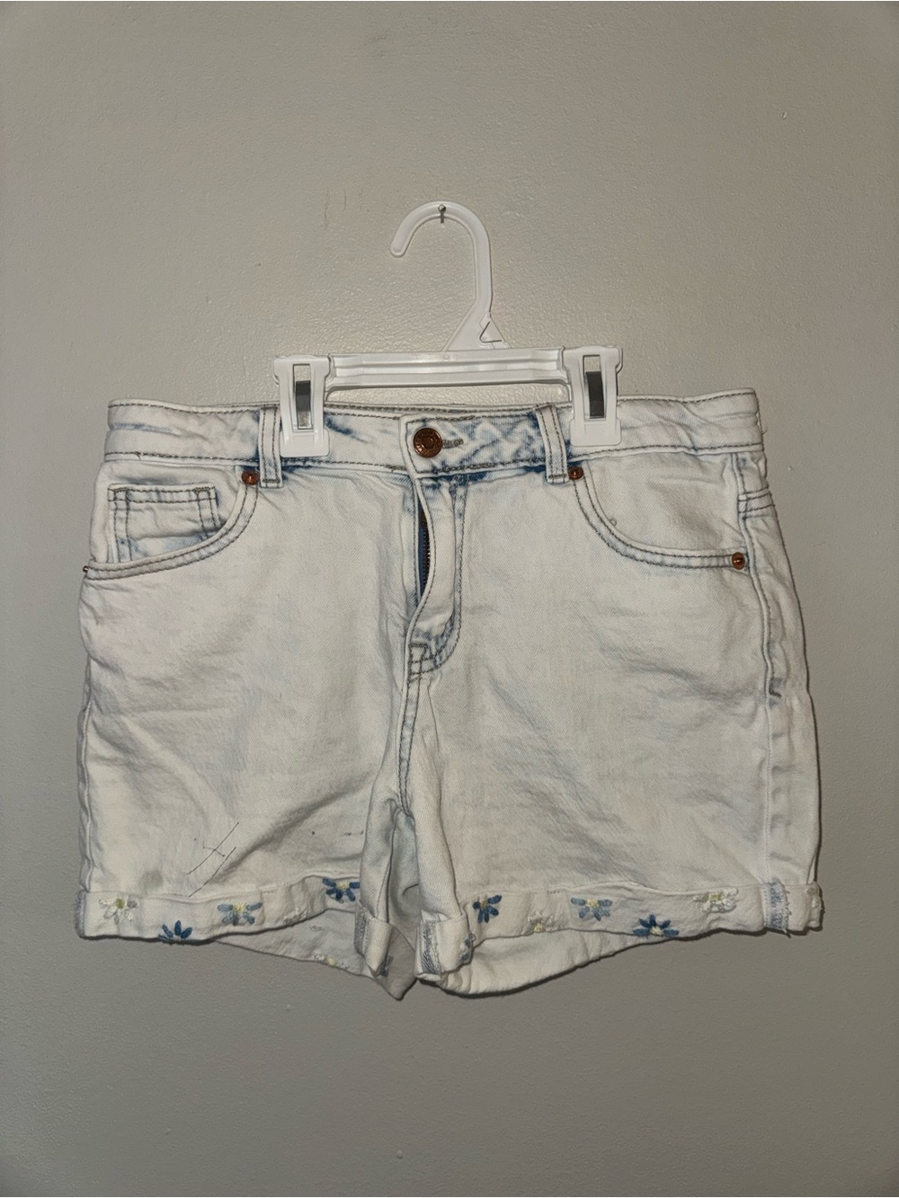 Cat & Jack, girls Jean stretch shorts, size XL 14